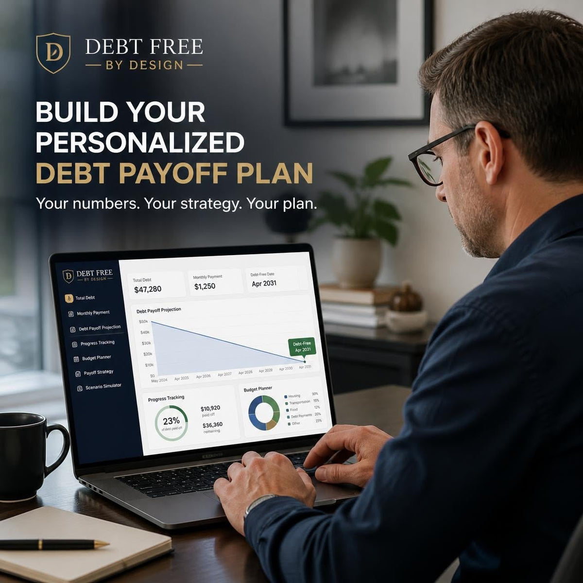 Debt Free by Design — Interactive Credit Card Debt Freedom Course