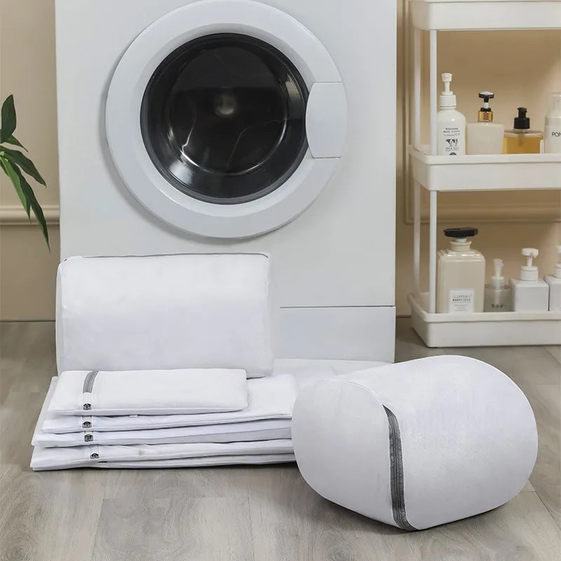 Versatile Shoe Washing Bag - Durable Mesh Laundry Bag for Sneakers, Running Shoes, Socks & Bras with Zipper Closure, Laundry Bag