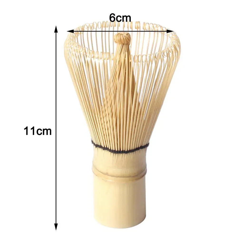 Kitchen Accessories 100 Matcha Green Tea Powder Whisk Teaware Japanese Ceremony Bamboo Chasen Tea Tool Tea Brush