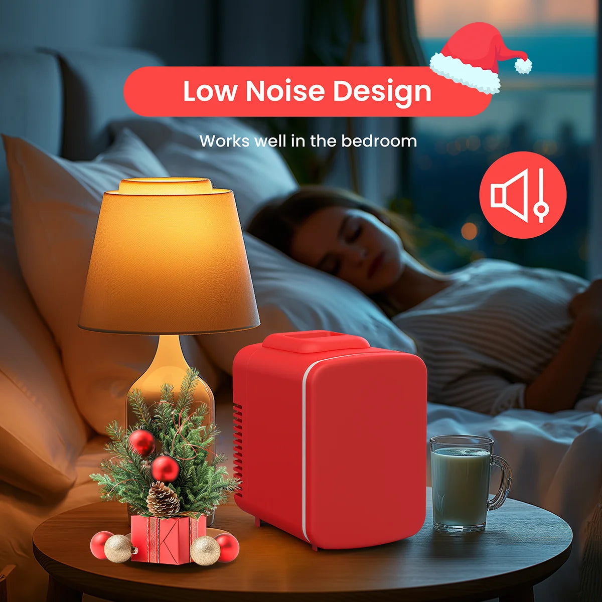 iPower Mini 4L/6 Tank Portable Small Refrigerator Refrigerator and Insulated Compact Refrigerator for Bedroom, Dormitory, Office