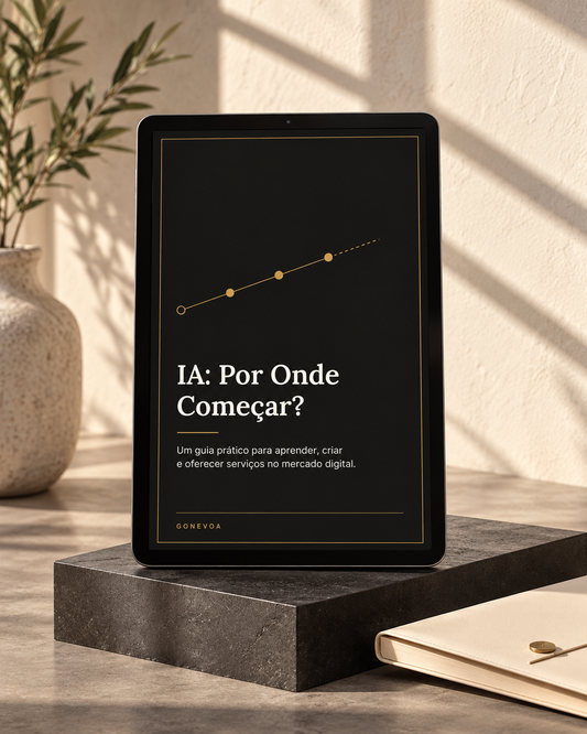 IA: Por Onde Começar? — capa preta original