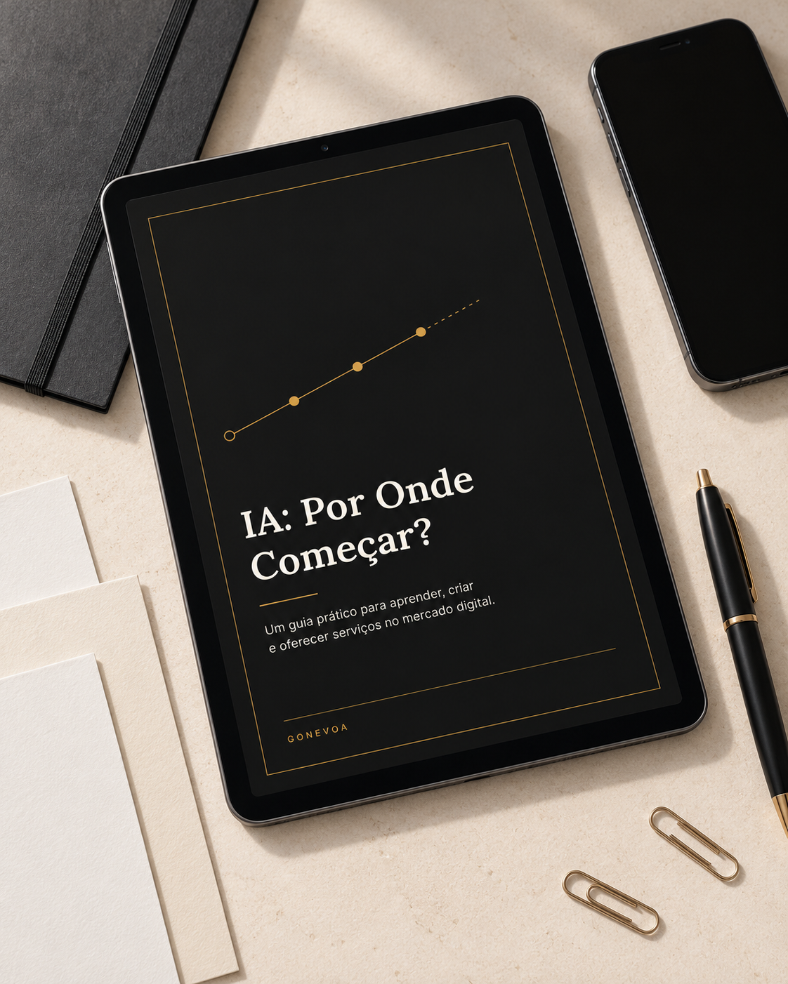 IA: Por Onde Começar? — capa preta original